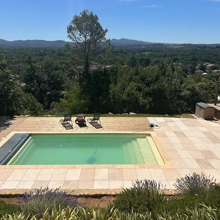 Limite Gard Ardeche Avec Magnifique Vue *