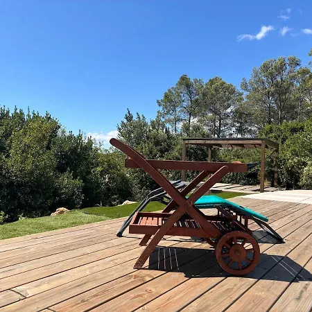 Limite Gard Ardeche Avec Magnifique Vue Villa