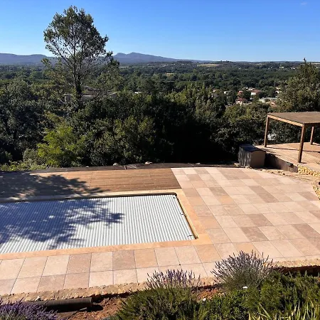 Villa Limite Gard Ardeche Avec Magnifique Vue Saint-Ambroix