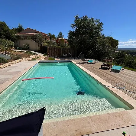 Limite Gard Ardeche Avec Magnifique Vue