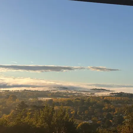 Limite Gard Ardeche Avec Magnifique Vue