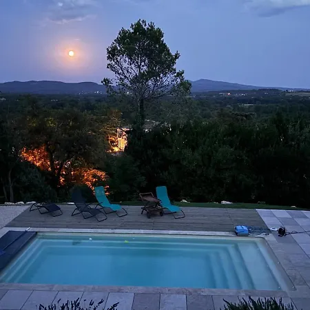 Limite Gard Ardeche Avec Magnifique Vue Saint-Ambroix