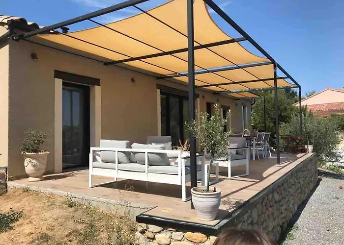 Villa Limite Gard Ardeche Avec Magnifique Vue