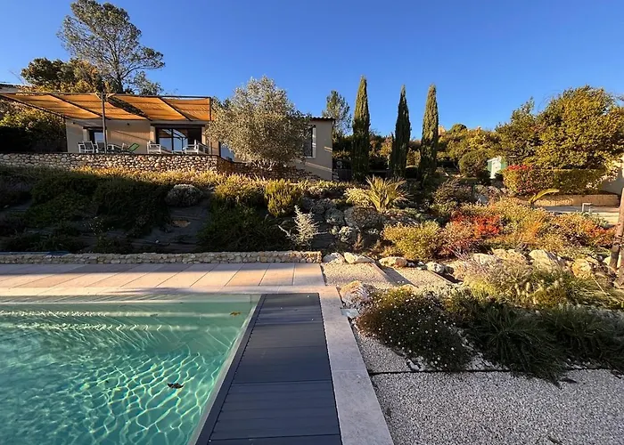 Limite Gard Ardeche Avec Magnifique Vue Villa Saint-Ambroix