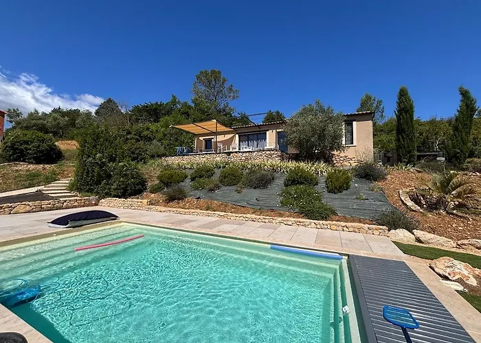 Villa Limite Gard Ardeche Avec Magnifique Vue
