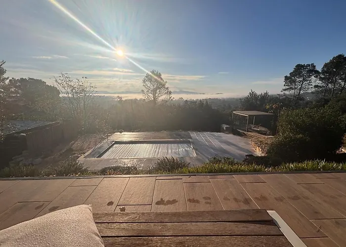 Limite Gard Ardeche Avec Magnifique Vue Villa Saint-Ambroix